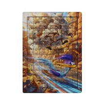 Ghostbastır Design Road Runner Ve Coyote 99 Parça Ayaklı Puzzle Dekoratif Çocuk Yapbozu 042