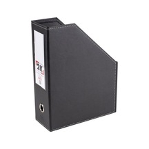 Magazinlik Suni Deri Masa Üstü A4 9 Cm Geniş 23x30 Cm Siyah