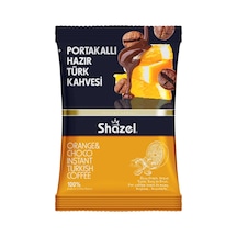 Shazel Portakallı Hazır Türk Kahvesi 100 G X 4 Aromalı