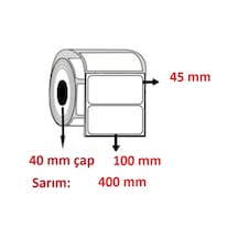 45x100 ECO TERMAL ETİKET( 400lü )