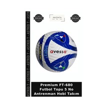 Premium Ft-680 Futbol Topu 5 No Antrenman Hobi Takım Çok Renkli