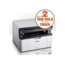 Dcp-1511-2t A4 Siyah Çok Fonksiyonlu Laser Yazıcı Usb 2.0 Demo+1 Tonerli-129824