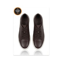 Crc Ayakkabı Crc Beyaz Şık %100 Hakiki Deri Sneakers Sole Günlük Ayakkabı Bordo