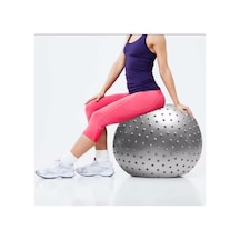 Dikenli Yoga Pilates Aeorobik Jimnastik Topu 65 Cm Gri, Tek Ebat, 01gri, Gri
