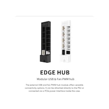Lexroo Evrensel Usb Ve Pwm Fan Hub, Siyah Eg-hub01b Standart