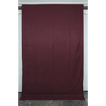 DOKUMA BORDO RENK (EKSTRAFOR BÜZGÜLÜ) TEK KANAT FON PERDE 150x260 Bordo