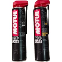 Motul C1 + C4  Zincir Temizleme Spreyi Set 400 ML