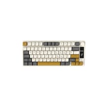 Flux Kablolu Lcd Logo Ekran - Rainbow Bölgesel Işıklandırma - Ses Kontrolcüsü - Ultra Tepkime & Konfor 78 Tuş Membran Gaming & Ofis Klavyesi
