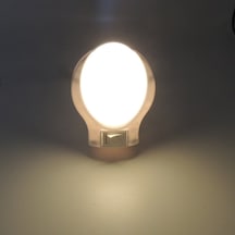 Ufo Led Gece Lambası 0,5W Tasarruflu Işıklı Fişli Düğmeli Gün Işı Çok Renkli
