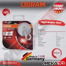 Osram Night Breaker Silver H1 Ampul Seti Sağ Ve Sol 2 Li