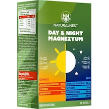 Naturalnest Day Night Magnezyum 30+30 Tablet