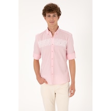 U.s. Polo Assn. Erkek Açık Pembe Gömlek Desenli 50306362-vr078 Acık Pembe