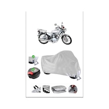 Kuba Çıta180r Arka Çanta Kilit Uyumlu Su Geçirmez Motosiklet Brandası-gri