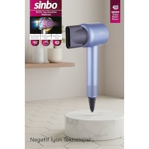 Sinbo Shd-1714 Bldc Negatif İyonlu Profesyonel Saç Kurutma Makinesi Buz Mavi