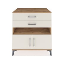 Kronos Şifonyer 2 Raflı 2 Çekmeceli 2 Kapaklı 88x59x96 Çam-ay... Çam