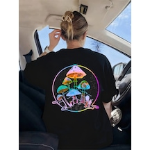 Noıssey Urban Pop Graphic Kadın Tişört Koleksiyonukod 5563 Siyah