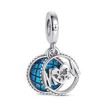 Fubena Mom Disk Sallantılı Charm Gümüş
