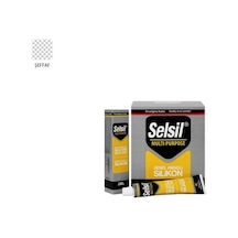Selsil Genel Amaçlı Tüp Silikon 50 Ml Şeffaf (170121225) Şeffaf