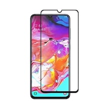 Hubrendy Tedarik Samsung A70 Uyumlu 9d Tam Kaplayan Parmak Izi Bırakmayan Ekran Koruyucu Film