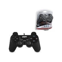 Snopy Sg-401 Ps3 Siyah Oyun Kolu Analog 15 Tuş 2 Analog 1.8mt Kablo 8 Yön Tetikleyici Usb Kablo