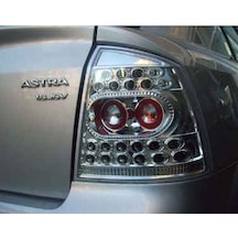 Opel Astra G 1998-2004 3-5 Kapı H.b Krom Ledli Arka Stop Lambası