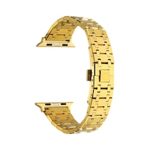 Butam Bilişim Watch 42mm Uyumlu Krd-83 Metal Kordon-gold