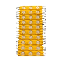 3 Lensli Modül Led Sarı 12 Volt 1.2 Watt 2835 10 Adet