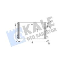Kale 376700 Klima Radyatörü Bmw E81 E82 E87 E88 E90 E91 E92 E93 E84 E89 64539229021