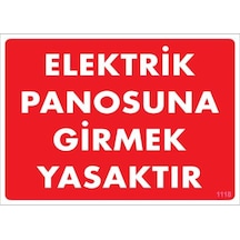 Elektrik Panosu Levhası 25X35 Kod:1118