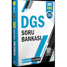 Pegem Yayınları 2024 DGS Tamamı Çözümlü Soru Bankası