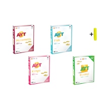 Üçdörtbeş Yayınları Ayt Matematik Fizik Kimya Biyoloji 4 Kitap Soru Bankası Seti Yeni