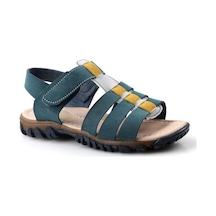 Papuçcity Arzen 02419 Orto Pedik Erkek Çocuk Sandalet Ayakkabı Petrol