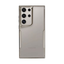 Galaxy  Uyumlu  S24 Ultra Kılıf Boyi Silikon Kapak - Titan Gri