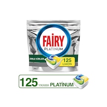 Fairy Platinum Limon Kokulu Bulaşık Makinesi Deterjanı 125 Tablet