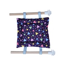 Hamster Kemirgen Yatağı Uyku Pedi Tünekli Yatak Yumuşak Kumaş Asma Dinlenme Yatağı 16 X 11 Cm Belirtilmemiş