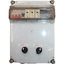 Endüstriyel Motor Kontrol Panosu 4x LS Metasol MC-22B Kontaktör Zaman Röleli IP55 Elektrik Kontrol Kutusu
