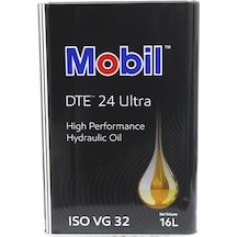 Mobil Dte 24 Ultra Iso Vg 32 Üstün Performanslı Hidrolik Yağı 16 L