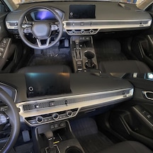 Honda Civic FE1 Göğüslük Kaplama 2 Parça Silver 2022+
