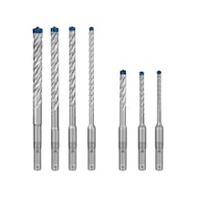 Professional 7 Parça Expert Sds Plus-7x Kırıcı Delici Delme Uçları Yumuşak Taş, Sert Taş, Beton, Donatılı Be