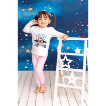 Pia Baby İsimli Erkek Çocuk Pijama Takımı %100 Pamuk Penye İsme Özel Baskılı Kişiselleştirilebilir Pijama Seti 20482p14pi Krem
