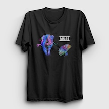 Presmono Unisex The 2nd Law Muse T-shirt Siyah