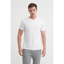 Cazador 4623 Standart Bisiklet Süprem T-shirt Beyaz