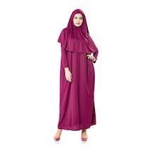 Tek Parça Namaz Elbisesi - Fuşya - 5015