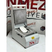 Sönmez Vakum 177 Oval Karton Tabak Kapatma Yapıştırma Makinesi