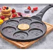 Cosiness Granit Pankek Döküm Tava 28 CM - Emojili