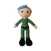 Amigurumi Organik Oyuncak Bebek Asker