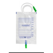 Galena Ürinertoplama Torbası 2000 Ml Kontrol Vanalı Steril Tek Kullanımlık - 5 Adet