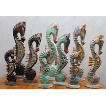 Ahşap 3'lü Denizatı Kumlu