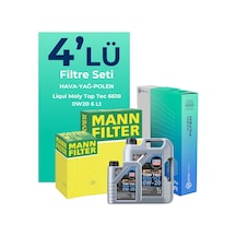 Mann Mercedes E220 Dizel Filtre Bakım Seti Liqui Moly Motor Yağlı (2023-2025) 4 Lü -
