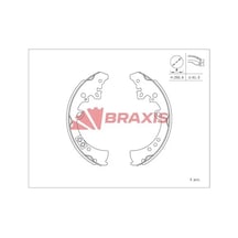 Braxıs Ac0103 Arka Fren Balatasi 044950k020 044950k070 044950k120